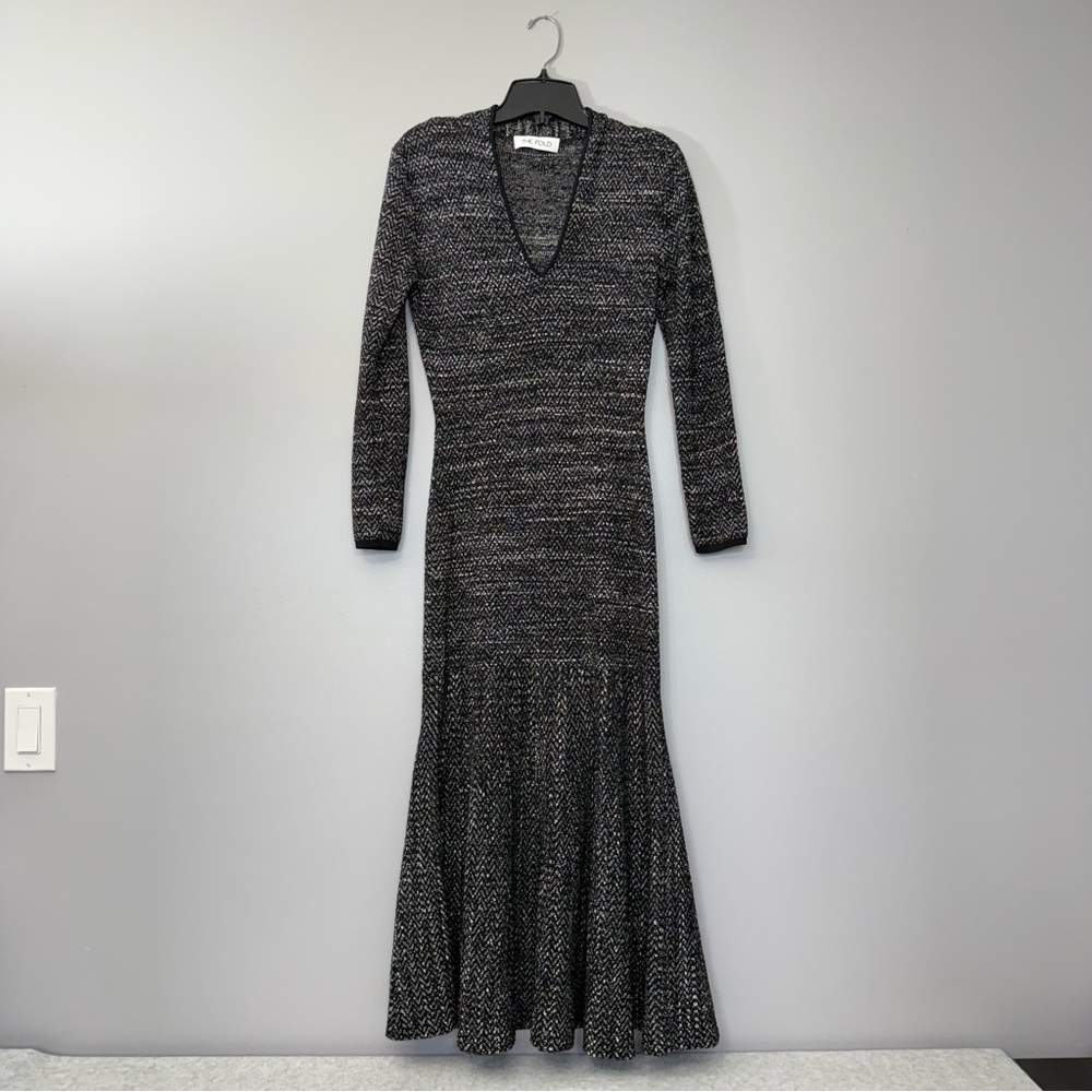 THE FOLD LONDON Knitted Mermaid Sweater Dress sz Small